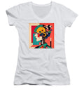 NexHumania Women's V-Neck T-Shirt by JB Studio â€” main product image