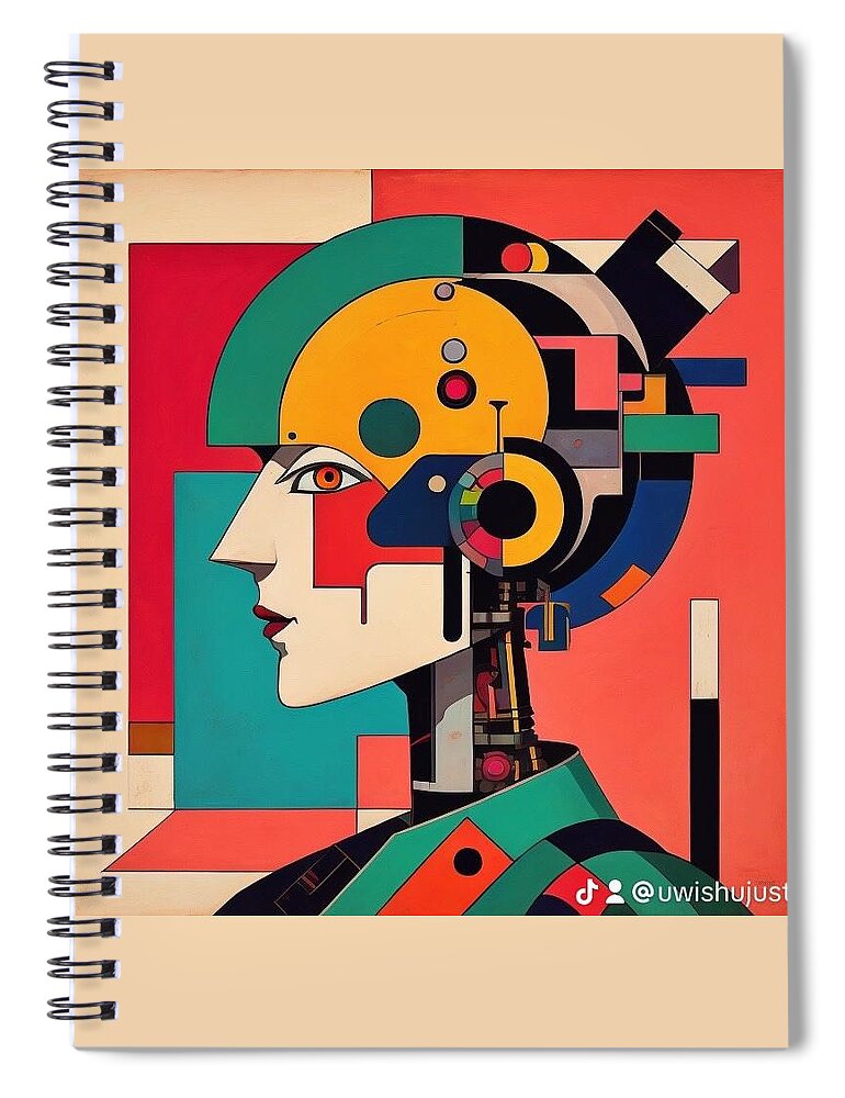 NexHumania Spiral Notebook by JB Studio â€” main product image
