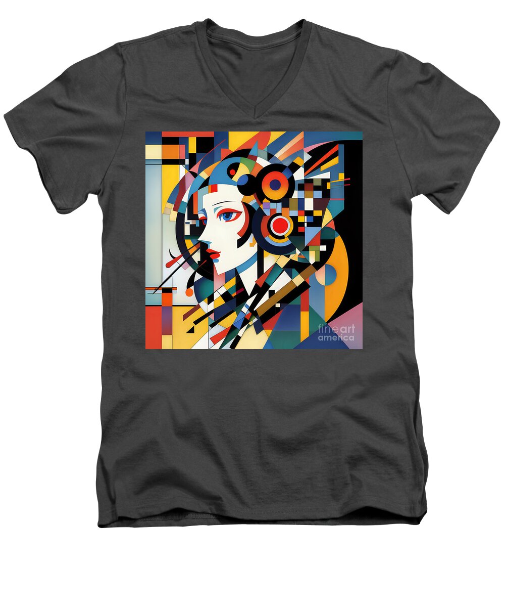 Nova Men's V-Neck T-Shirt by JB Studio â€” main product image