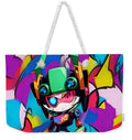 Peppy Pixelbot Weekender Tote Bag by JB Studio â€” main product image