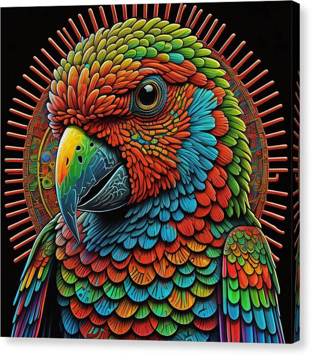 Petie Bird Canvas Print by JB Studio â€” main product image