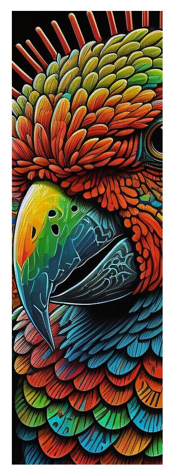 Petie Bird Yoga Mat by JB Studio â€” alternate angle view