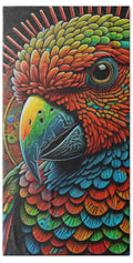 Petie Bird Beach Towel by JB Studio â€” main product image