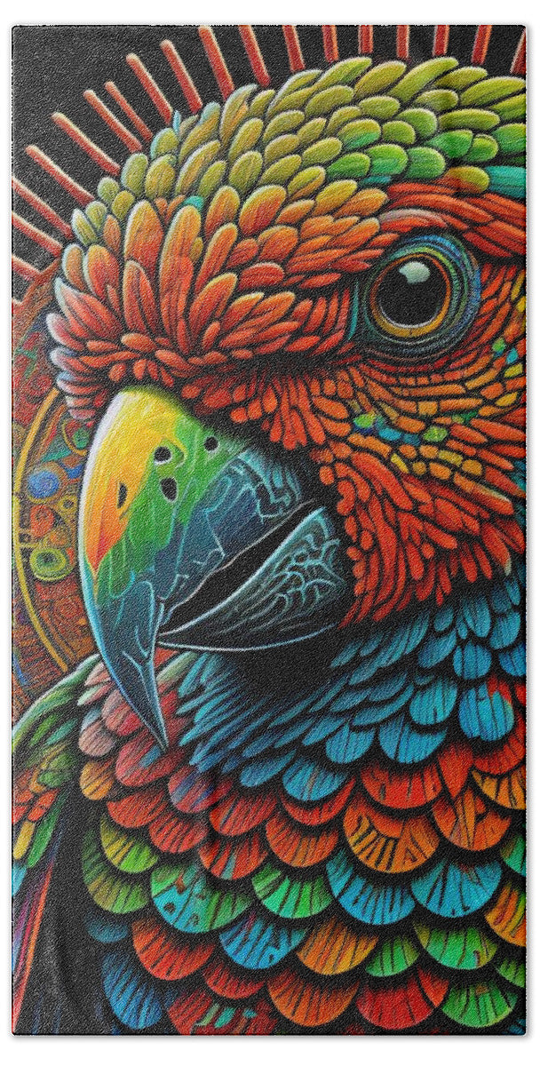 Petie Bird Beach Towel by JB Studio â€” main product image