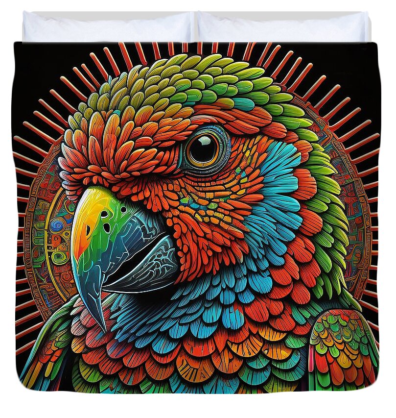 Petie Bird Duvet Cover by JB Studio â€” main product image