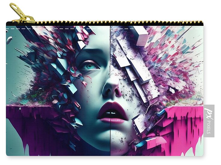 Serenity Zip Pouch by JB Studio â€” main product image