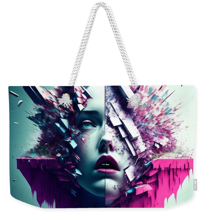 Serenity Weekender Tote Bag by JB Studio â€” main product image