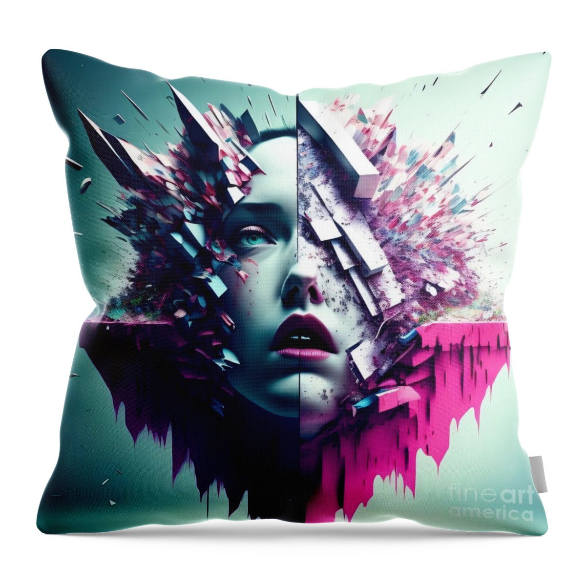 Serenity Throw Pillow by JB Studio â€” main product image
