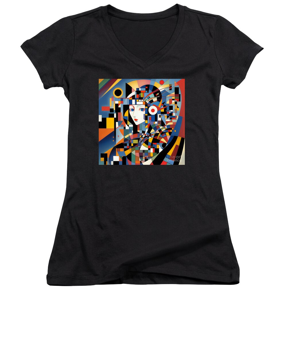 Stella Women's V-Neck T-Shirt by JB Studio â€” main product image