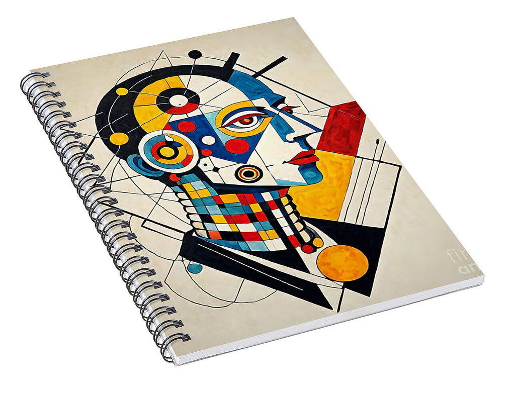 Synthetic Visionary Spiral Notebook by JB Studio â€” alternate angle view