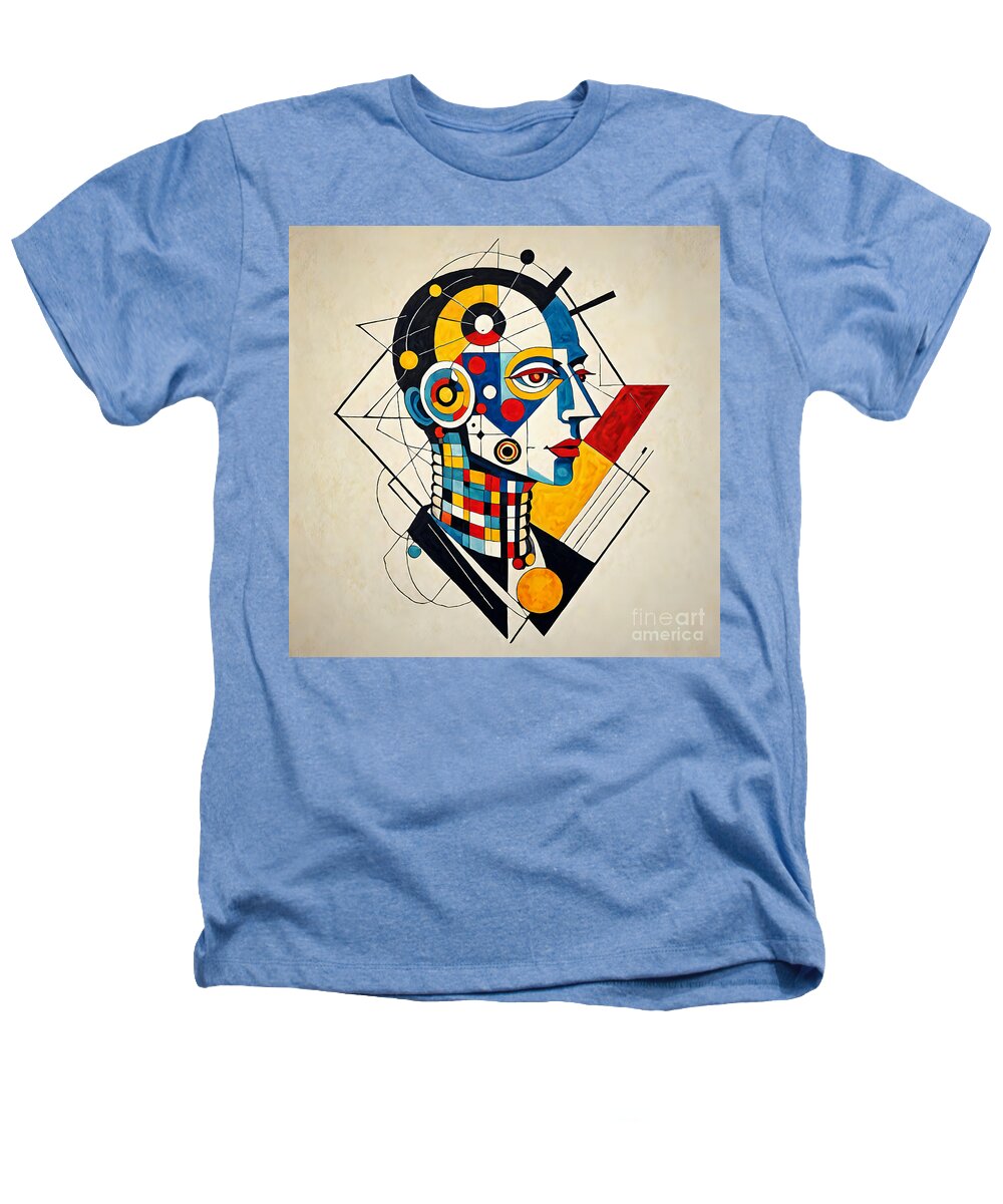 Synthetic Visionary Heather T-Shirt by JB Studio â€” main product image