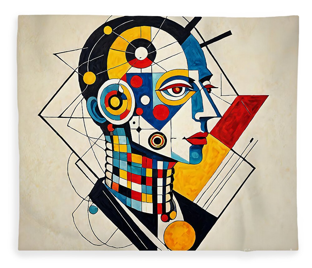 Synthetic Visionary Throw Blanket by JB Studio â€” main product image