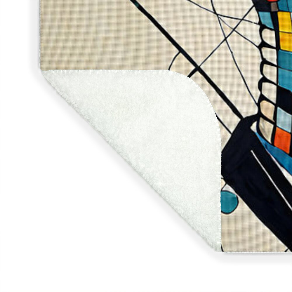 Synthetic Visionary Throw Blanket by JB Studio â€” view 7