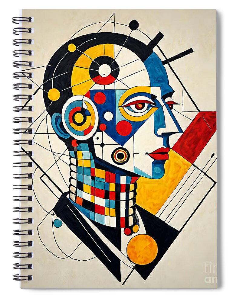 Synthetic Visionary Spiral Notebook by JB Studio â€” main product image