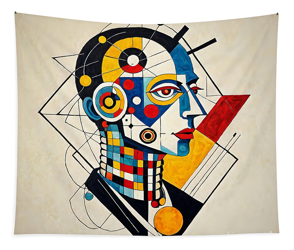 Synthetic Visionary Wall Tapestry by JB Studio â€” main product image