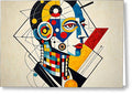Synthetic Visionary Greeting Card by JB Studio â€” main product image