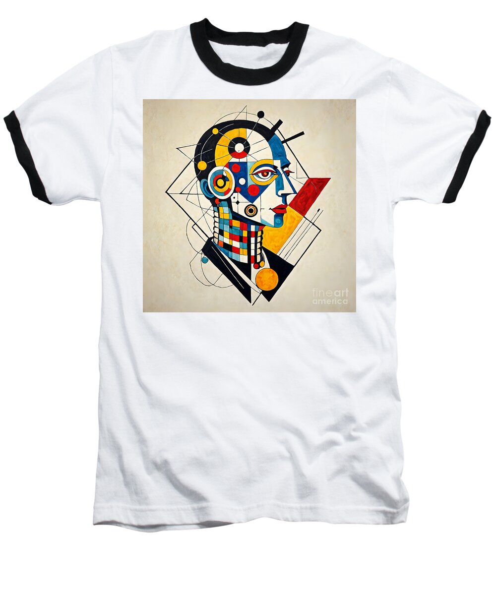 Synthetic Visionary Baseball T-Shirt by JB Studio â€” main product image