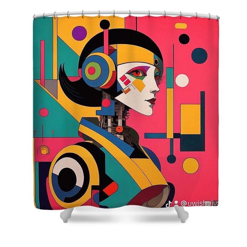 Synthosis Shower Curtain by JB Studio â€” main product image