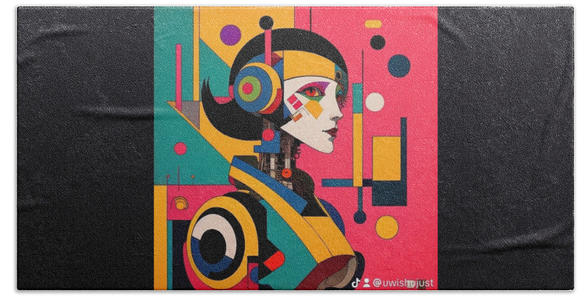 Synthosis Beach Towel by JB Studio â€” main product image