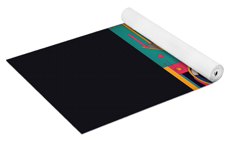 Synthosis Yoga Mat by JB Studio â€” close-up detail of artwork