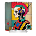TechMorphia Shower Curtain by JB Studio â€” main product image