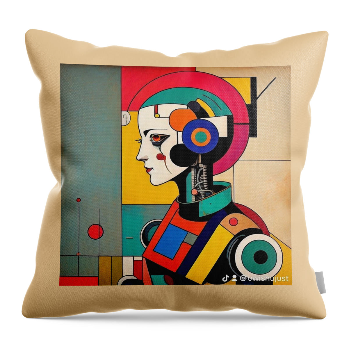TechMorphia Throw Pillow by JB Studio â€” main product image