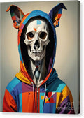 Technicolor Skull Canvas Print by JB Studio â€” main product image