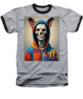 Technicolor Skull Baseball T-Shirt by JB Studio â€” main product image