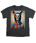 Technicolor Skull Youth T-Shirt by JB Studio â€” main product image