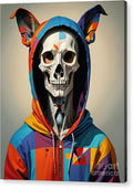 Technicolor Skull Acrylic Print by JB Studio â€” main product image