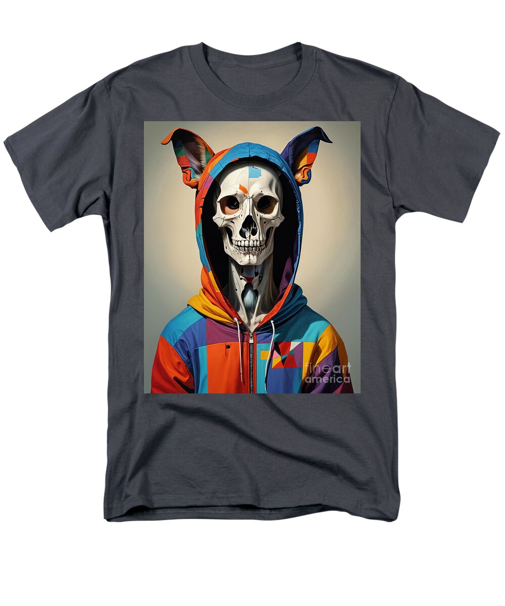 Technicolor Skull T-Shirt by JB Studio â€” main product image