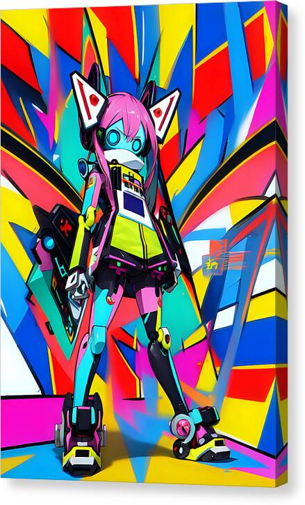 Whoopee Whirlybot Canvas Print by JB Studio â€” main product image