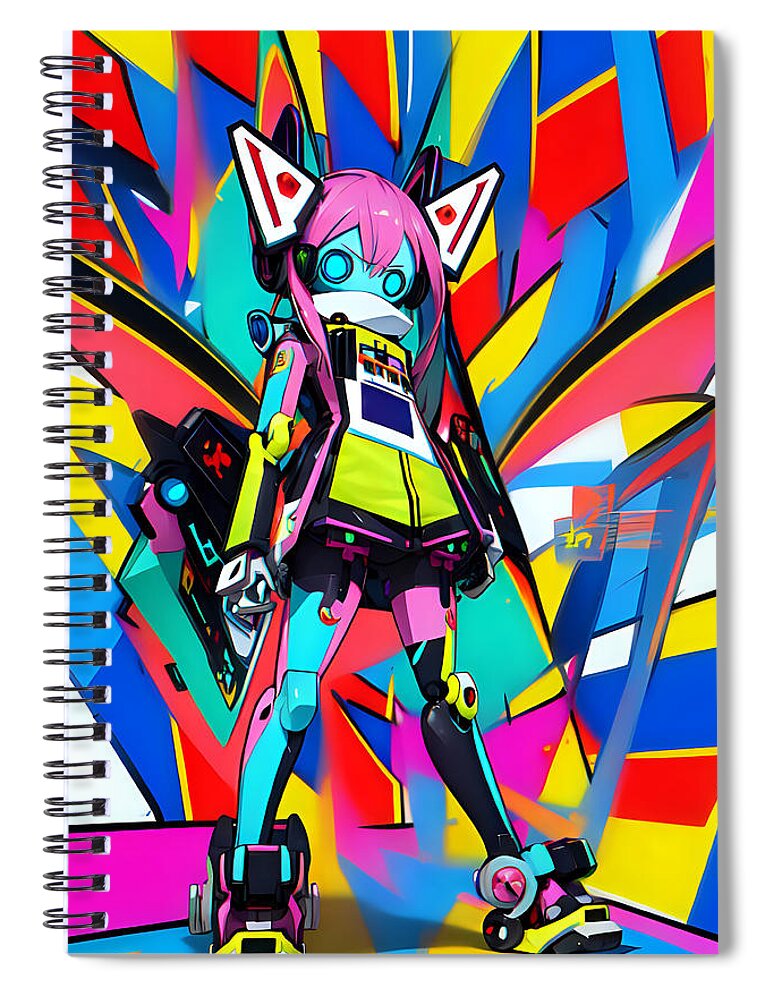 Whoopee Whirlybot Spiral Notebook by JB Studio â€” main product image