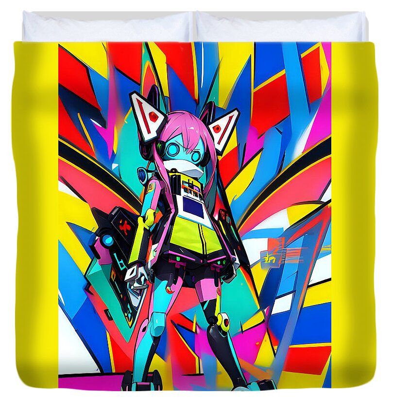 Whoopee Whirlybot Duvet Cover by JB Studio â€” main product image