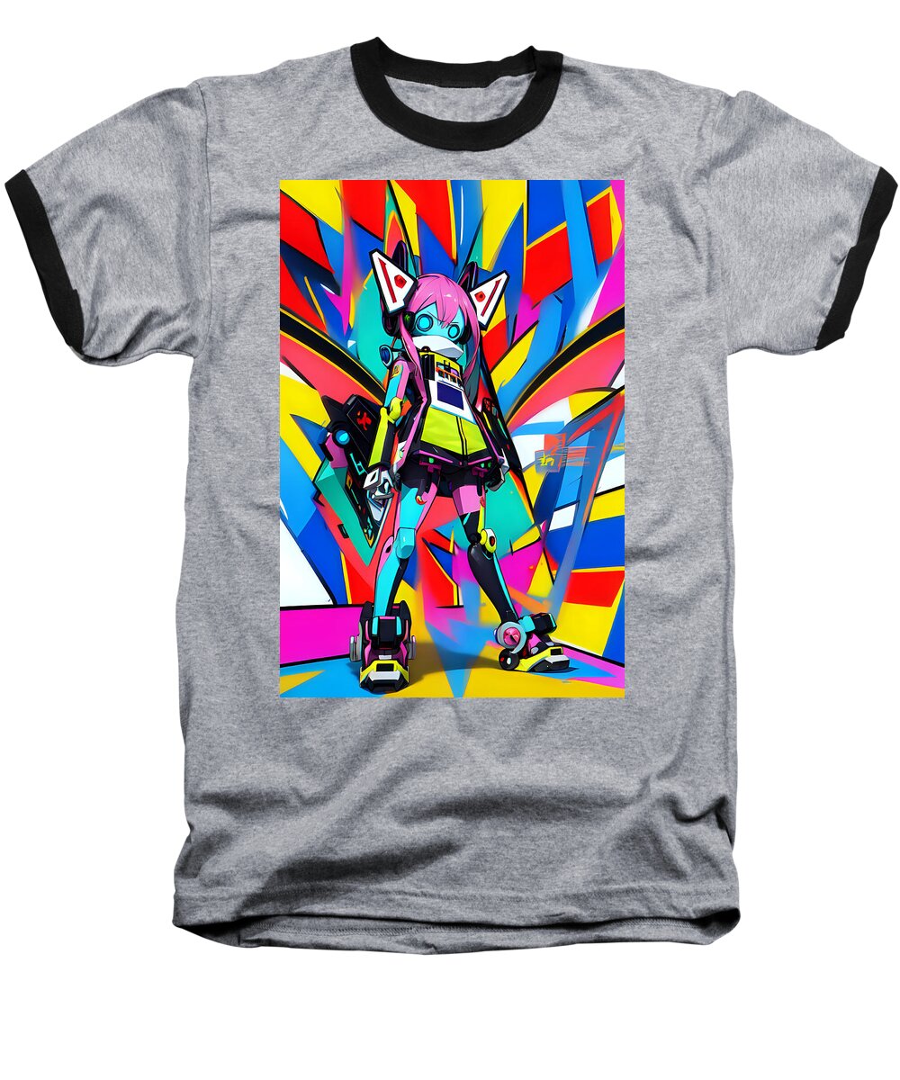 Whoopee Whirlybot Baseball T-Shirt by JB Studio â€” main product image