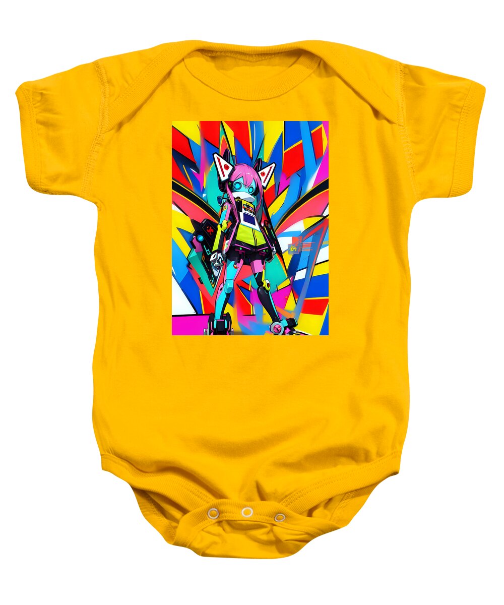 Whoopee Whirlybot Baby Onesie by JB Studio â€” main product image