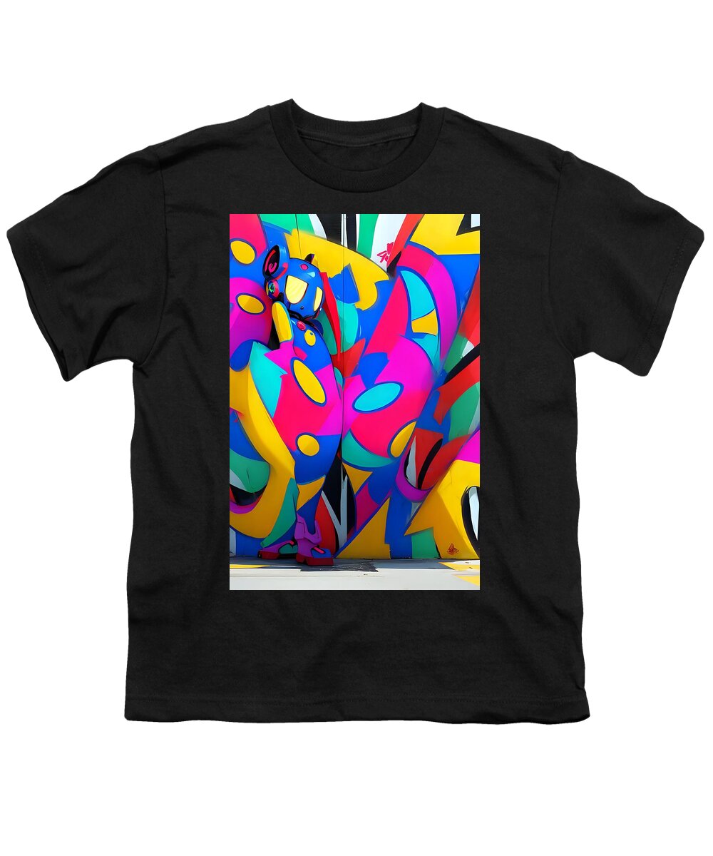 Zigzag Zestbot Youth T-Shirt by JB Studio â€” main product image