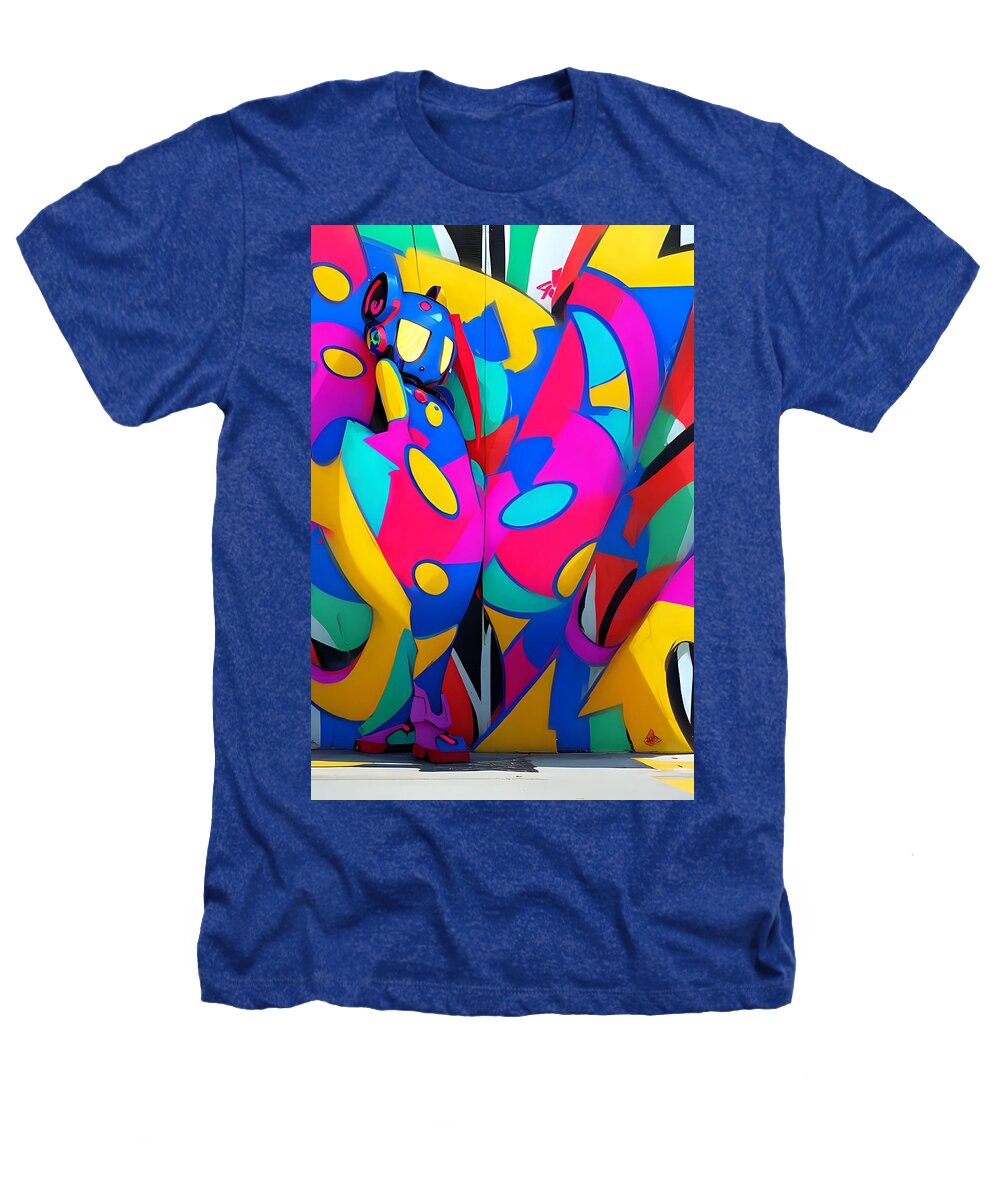 Zigzag Zestbot Heather T-Shirt by JB Studio â€” main product image