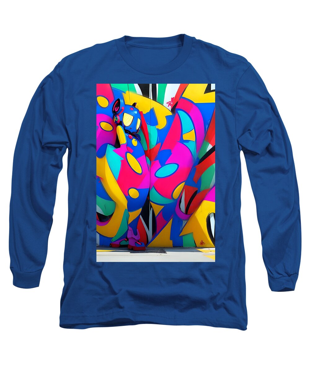 Zigzag Zestbot Long Sleeve T-Shirt by JB Studio â€” main product image