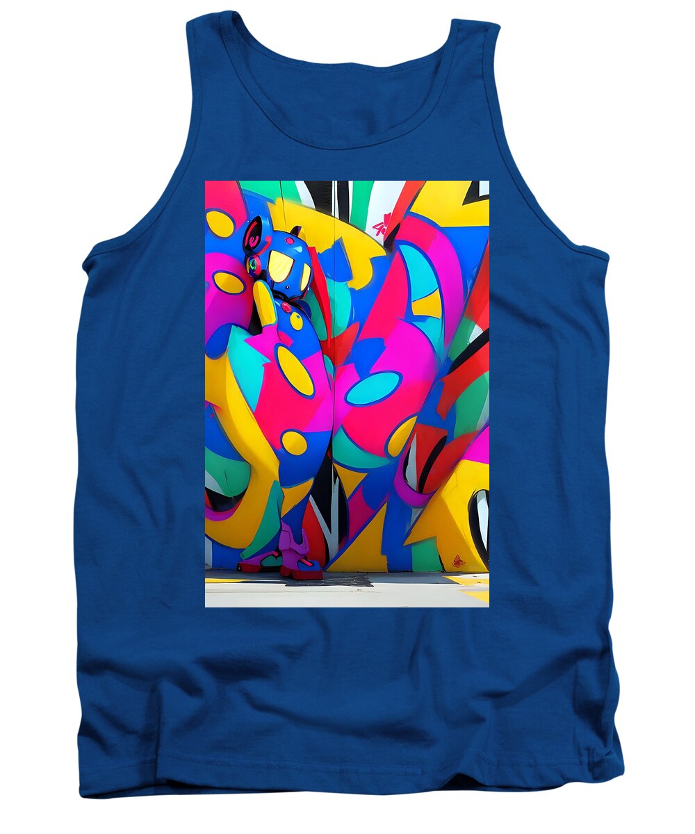 Zigzag Zestbot Tank Top by JB Studio â€” main product image
