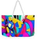Zigzag Zestbot Weekender Tote Bag by JB Studio â€” main product image