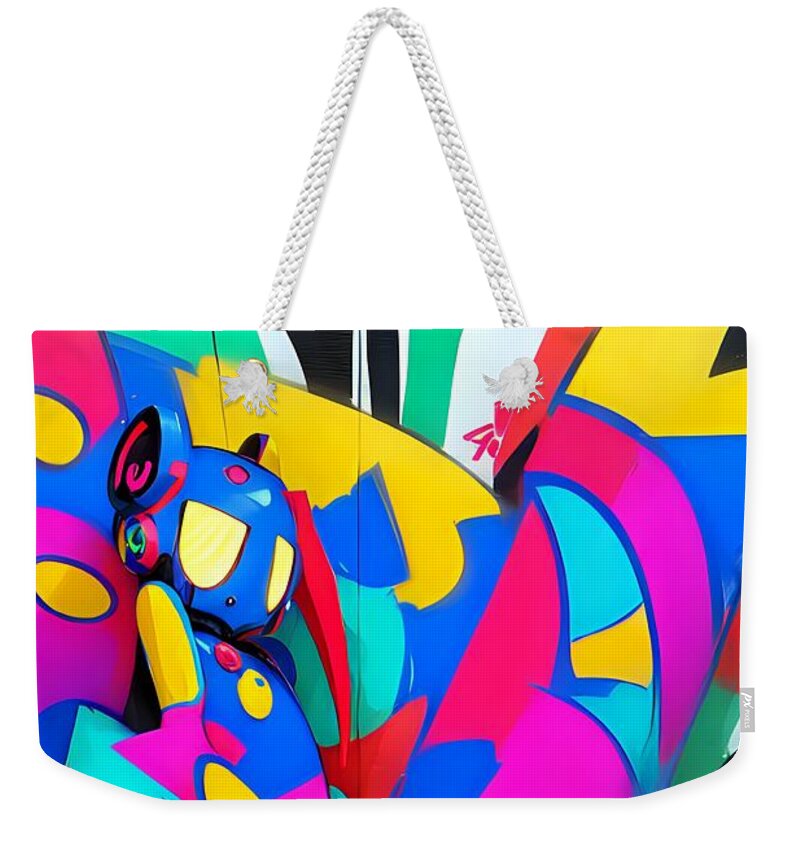 Zigzag Zestbot Weekender Tote Bag by JB Studio â€” main product image