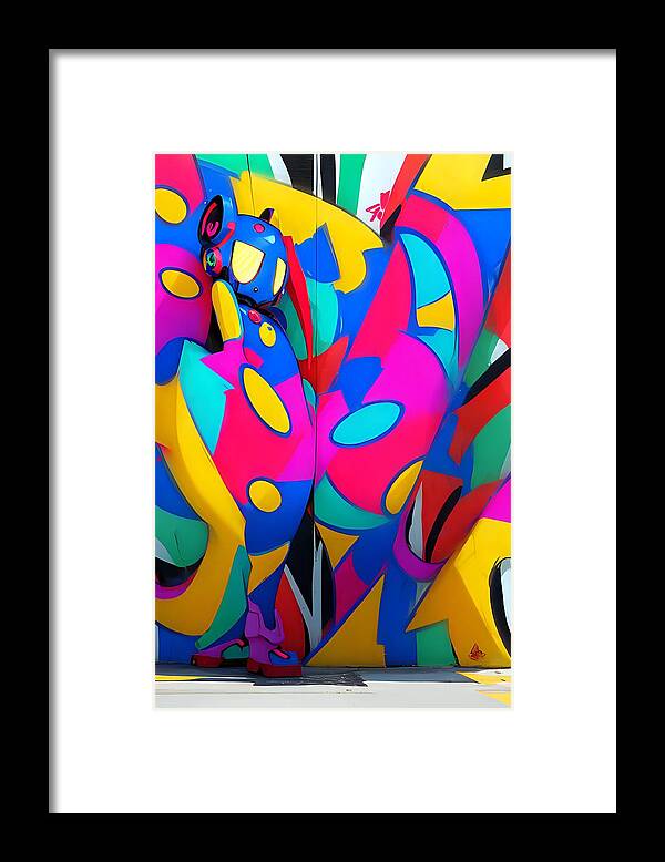 Zigzag Zestbot Framed Print by JB Studio â€” view 8