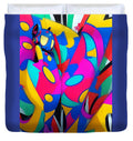Zigzag Zestbot Duvet Cover by JB Studio â€” main product image