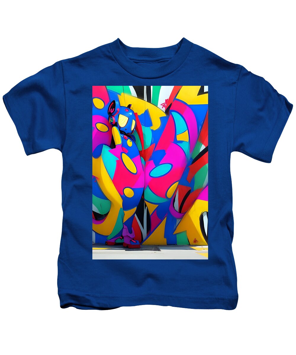 Zigzag Zestbot Kids T-Shirt by JB Studio â€” main product image