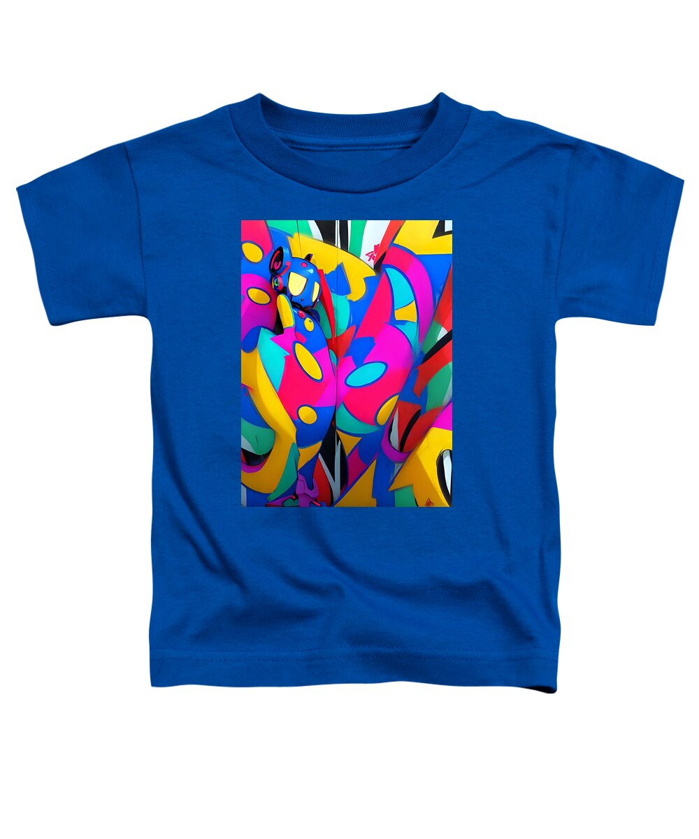 Zigzag Zestbot Toddler T-Shirt by JB Studio â€” main product image